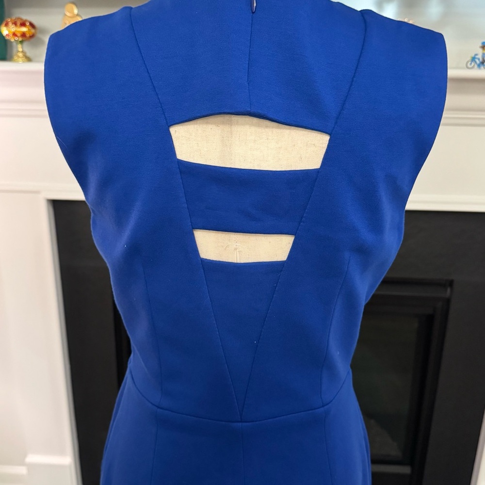 Bailey/44 Royal Blue Cutout Sheath Dress (Medium) - Picture 6 of 11